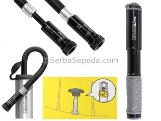 Topeak Pompa Mini Racerocket TRR-HP2S Alloy 120 PSI