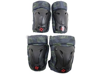 Xzone Elbow & Knee Set Kids Car Protector