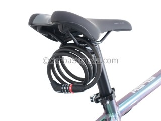 Polygon Spiral Lock W/ Resetable Combination