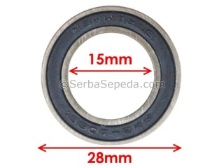 Strummer Bearing Steel 6902-2RS (15 x 28 x 7)